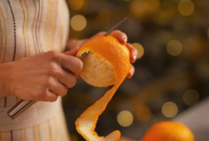 يحتوي البرتقال على فيتامين سي