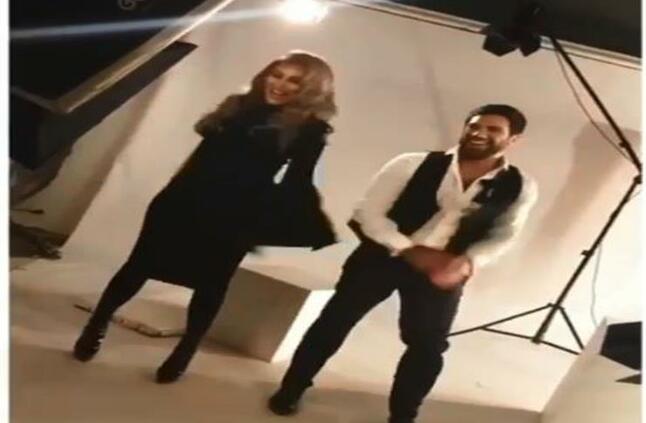 فيديو مايا دياب وحسن الرداد يرقصان على عايم في بحر الغدر فن