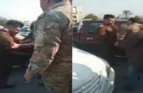 فيديو لضابط عراقي يعتدي على مواطن يثير غضبا.. والداخلية تتخذ إجراء عاجلا!