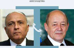 وزير الخارجية يناقش مع نظيره الفرنسي الوضع في ليبيا: عقد الانتخابات وإخراج المرتزقة