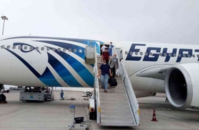 إلغاء رحلة مصر للطيران إلى الولايات المتحدة لسوء الأحوال الجوية