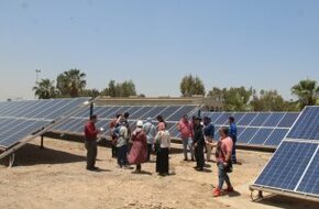 القابضة للمياه تنظم زيارة ميدانية لمحطة الطاقة الشمسية بموقع "9 ن" بالإسكندرية - اليوم السابع