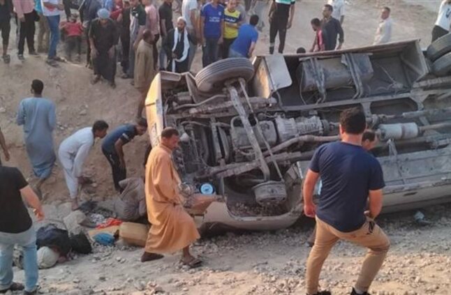 عاجل.. إصابة 8 أشخاص في حادث انقلاب سيارة أعلى الطريق الدائري الإقليمي 
