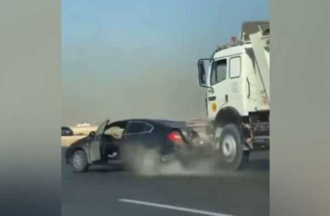 النائب العام المصري يأمر بحبس قائد السيارة الطائشة على طريق السويس