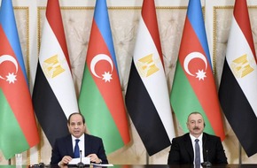 أول رئيس لمصر يزور أذربيجان.. نص كلمة السيسي في المؤتمر الصحفي مع رئيس أذربيجان