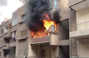 الحماية المدنية تسيطر على حريق شقة سكنية فى كرداسة دون إصابات