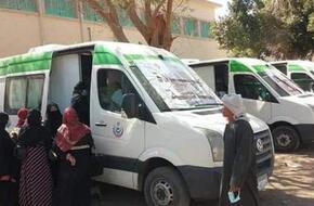صحة المنيا: فحص 1798 حالة خلال قافلة طبية في قرية إسطال بسمالوط