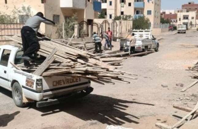 حملات لإزالة مخالفات بناء وإشغالات بعدة مناطق بمدينة بدر - اليوم السابع
