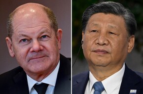 الرئيس الصيني يستقبل المستشار الألماني في بكين