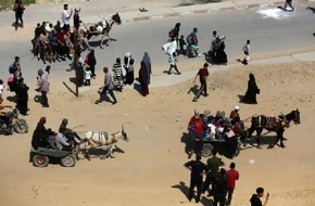 بي بي سي ترصد محاولات آلاف النازحين العودة إلى منازلهم شمالي قطاع غزة