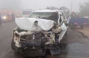 إصابة 6 أشخاص في حادث انقلاب سيارة غرب المنيا | المصري اليوم