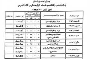 محافظ المنيا يعتمد جداول امتحانات الفصل الدراسي الثاني لصفوف النقل والشهادة الإعدادية | المصري اليوم