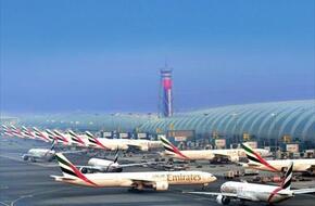 توقف العمليات في مطار دبي الدولي مؤقتا بسبب عاصفة شديدة