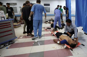 مصادر طبية فلسطينية: وصول 16 شهيدا لمستشفى شهداء الأقصى بدير البلح