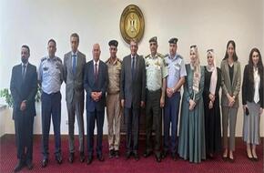 مساعد وزير الخارجية للشئون العربية يستقبل وفدا رسميا من كلية الدفاع الوطني الأردنية 
