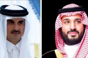ولي العهد السعودي وأمير قطر يشددان على أهمية بذل الجهود لتجنيب المنطقة مخاطر التصعيد