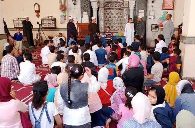 انطلاق برنامج «لقاء الجمعة للأطفال» بالمسجد الكبير بسيدي سالم بكفر الشيخ