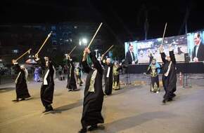 فرقة أسيوط للفنون الشعبية تحيي حفل العيد القومي للمحافظة