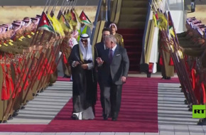 العاهل الأردني يستقبل أمير الكويت في عمان