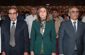 وزيرة الثقافة ومحافظ شمال سيناء يشهدان احتفالية &quot;تحرير سيناء&quot; بقصر ثقافة العريش