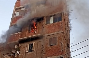 إخماد حريق نشب داخل شقة سكنية دون إصابات في إمبابة
