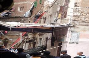 بسبب انفجار أسطوانة بوتاجاز.. انهيار جزئي لعقار في الإسكندرية