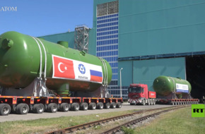 وزن كل منها 340 طنا.. "روساتوم" ترسل 3 مولدات بخار لمحطة "أكويو" النووية في تركيا