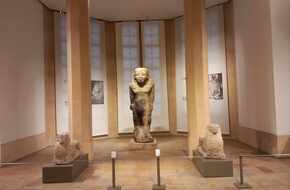 تمثال على شكل أبو الهول.. كيف وصلت سمات الآثار الفرعونية لمتحف بيروت الوطني؟
