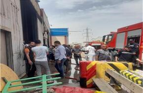 حريق هائل بمصنع فوم بالعاشر من رمضان دون إصابات  