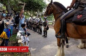 مظاهرات الجامعات الأمريكية: اعتقال الشرطة متظاهرين في جامعة كولومبيا يؤجج الاحتجاجات - BBC News عربي