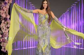 ملكات جمال العالم للسياحة والبيئة يصنعن فساتين من مواد معاد تدويرها في حفل «إيكو دريس» | المصري اليوم