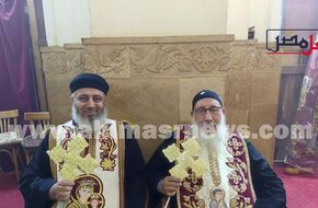 صلاة القداس ورشّ السعف المزين.. أقباط الغربية يحتفلون بأحد الشعانين (صور) | أهل مصر