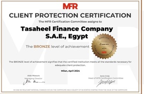 تساهيل للتمويل تحصل على المستوى البرونزي لشهادة مايكروفيننزا العالمية MFR لـ”حماية العملاء” وقيادة قطاع التمويل متناهي الصغر المسؤول في السوق المصري - ICT News