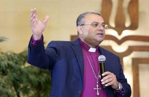 رئيس الطائفة الإنجيلية بمصر يشارك في احتفال أحد السعف بأسيوط
