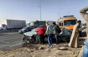 مصرع شخص وإصابة 16 آخرين فى حادث تصادم بالمنيا | الحوادث | الصباح العربي