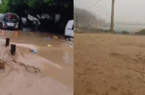 السيول تجتاح مناطق عديدة في لبنان (فيديوهات + صور)