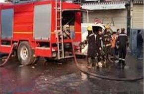 نشوب حريق داخل ميناء الشركة القومية للأسمنت بالقاهرة