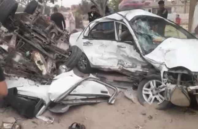 مصرع شخصين وإصابة 12 في حادث تصادم على طريق الأوتوستراد (تفاصيل) | المصري اليوم