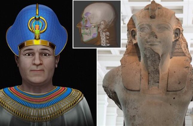 "كثر الذهب خلال عهده حتى صار كالتراب".. الكشف عن وجه حاكم فرعوني 