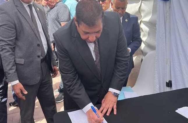 رئيس مجلس الدولة يدلي بصوته في انتخابات النادي | المصري اليوم