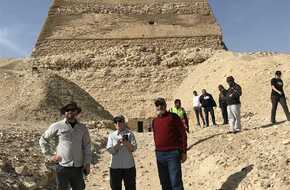 اكتشاف مجرى مائي جاف لنهر النيل بجوار الأهرامات عبر الأقمار الصناعية  | المصري اليوم
