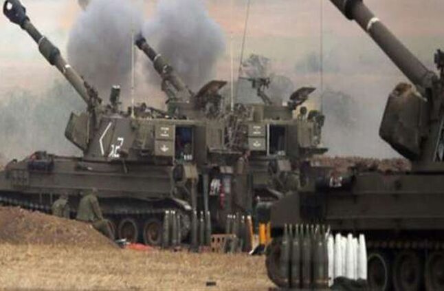 مدفعية الاحتلال الإسرائيلي تستهدف بشكل عنيف أحياء الجنينة والسلام