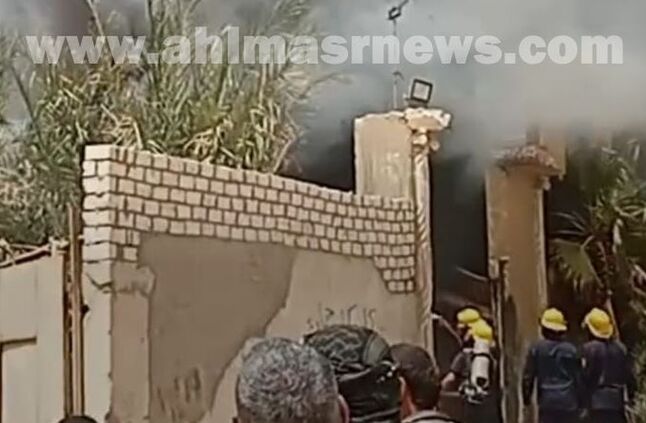 حريق هائل بمصنع للمراتب الجاهزة بمنطقة كوم أوشيم الصناعية بالفيوم  | أهل مصر
