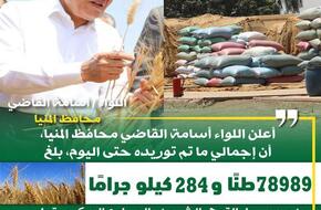 شون وصوامع المنيا تستقبل 78 ألف طن من محصول القمح لموسم حصاد 2024 | محافظات | الصباح العربي