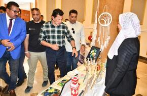 وزير الشباب والرياضة يفتتح معرض  للحرف اليدوية بالمدينة الشبابية والرياضية بشرم الشيخ | الرياضة | الصباح العربي