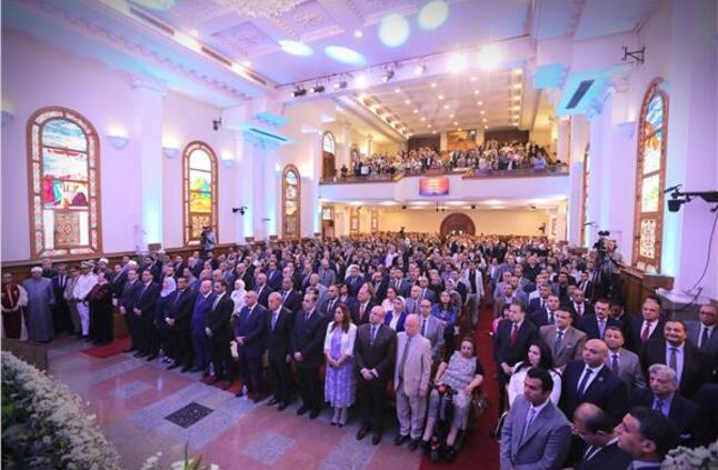 وزارة الهجرة تشارك في احتفال الطائفة الإنجيلية في مصر بعيد القيامة المجيد  