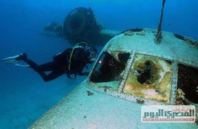 اكتشاف حطام طائرة أمريكية يزيد إقبال الأجانب على رحلات الغوص في البحر الأحمر (صور) | المصري اليوم