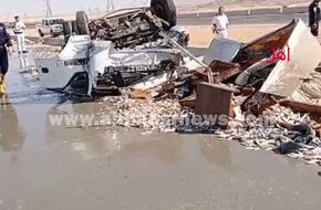 إصابة 3 أشخاص بحادث انقلاب سيارة ملاكي بسوهاج  | أهل مصر