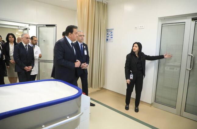 وزير الصحة يتفقد مستشفى حروق أهل مصر 