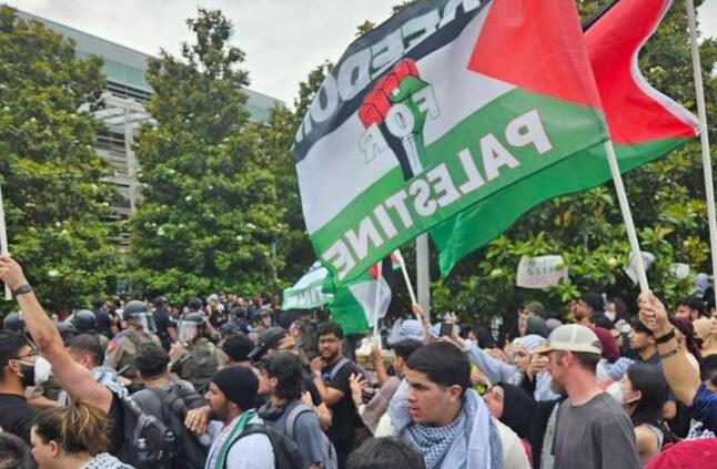 مسيرات في مدن أمريكية تنديدا باجتياح إسرائيل لرفح الفلسطينية